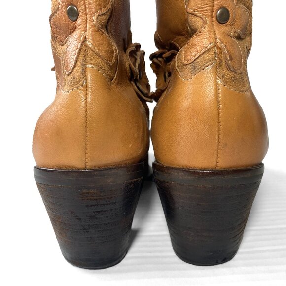 Mia Western Daisy Cowboy Booties - Picture 5 of 8